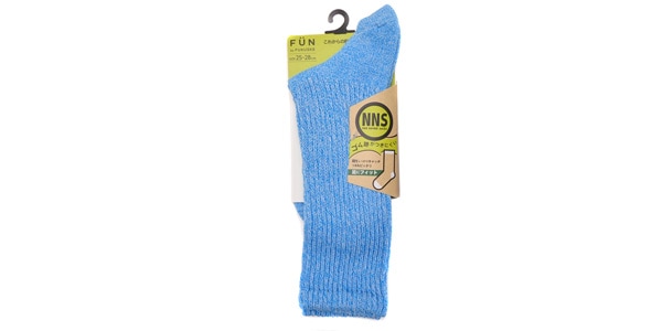 fukuske FUN ( フクスケファン )  / FF NewNormalSocks クルー　Nブルー　25.0～28.0cm