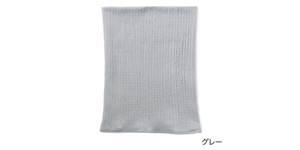fukuske / Cotton Belly Warmer, Unisex, Size L, Gray