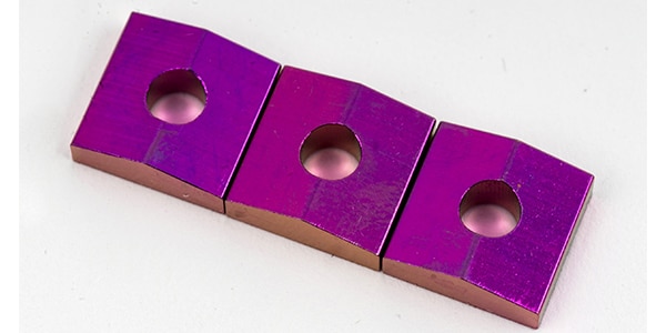 FU-Tone ( エフユートーン )  / Titan Lock Nut Block Set (3) Purple
