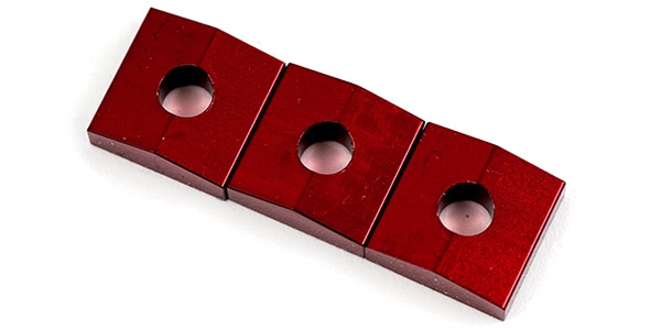 FU-Tone ( エフユートーン )  / Titan Lock Nut Block Set (3) Red