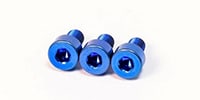  Titanium Nut Clamping Screw Set (3) BLUE