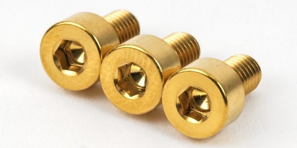 FU-Tone ( エフユートーン )  / Titanium Nut Clamping Screw Set (3) Gold