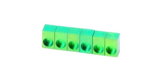 FU-Tone / Titanium Saddle Insert Set (6) GREEN