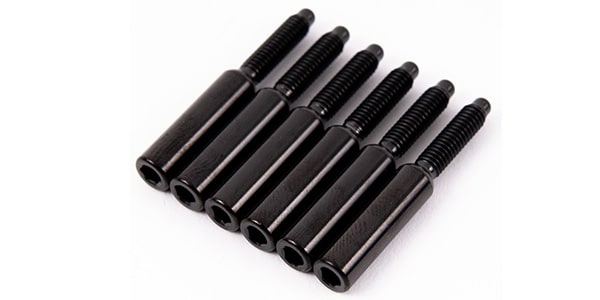 FU-Tone / Titanium String Lock Barrel Screw Set (6)-BLACK