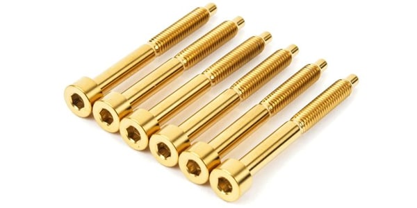 FU-Tone ( エフユートーン )  / Titanium String Lock Screw Set (6) Gold