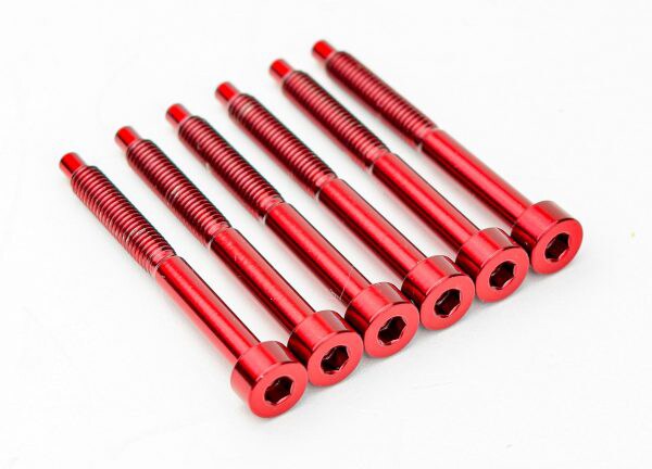 /Titanium String Lock Screw Set (6) RED