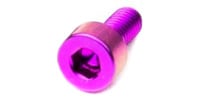 FU-Tone / Titanium Saddle Mounting Screw (1) PURPLE