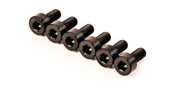 /Titanium Saddle Mounting Screw Set  BLACK