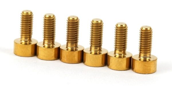 FU-Tone ( エフユートーン )  / Titanium Saddle Mounting Screw Set (6) Gold