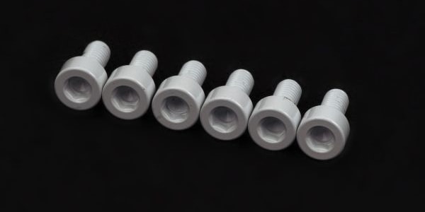 FU-Tone ( エフユートーン )  / Titanium Saddle Mounting Screw Set (6) White