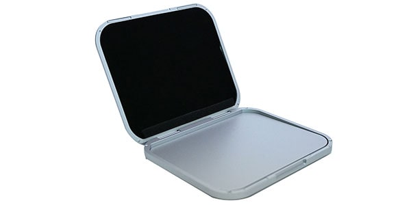 GALAX / GCC-AS Reed Case Aluminum Thin Compact - Silver画像4