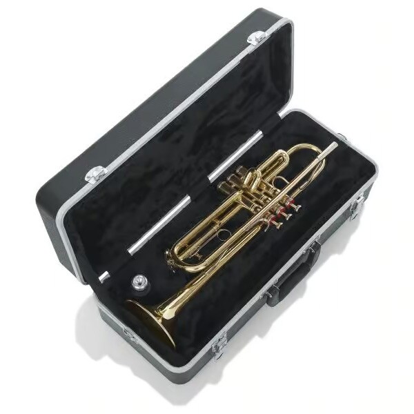 Trumpet Storage Box With Shoulder Strap Multiple Compartments