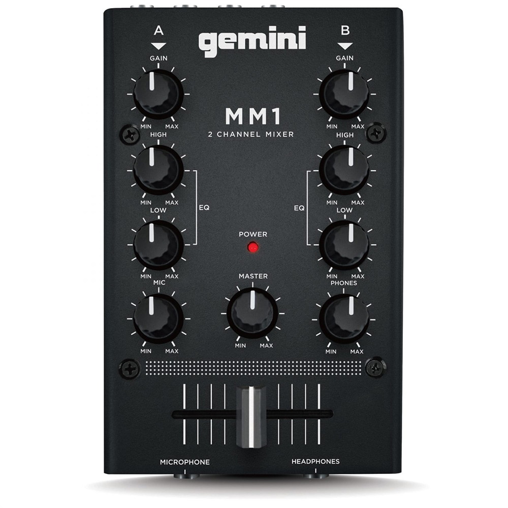 GEMINI/MM1 2chポータブルDJミキサー