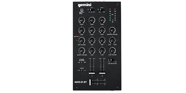 GEMINI ( ジェミナイ )  / MXR-01BT Bluetooth入力対応2ch DJミキサー画像2