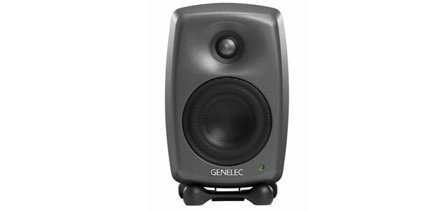 GENELEC 8020DPM スタジオモニタースピーカー、1本、ダークグレー 高