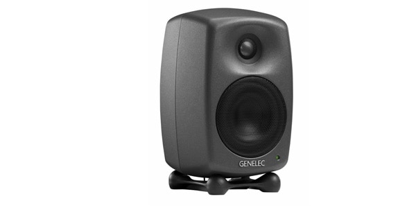 GENELEC 8020DPM スタジオモニタースピーカー、1本、ダークグレー 高