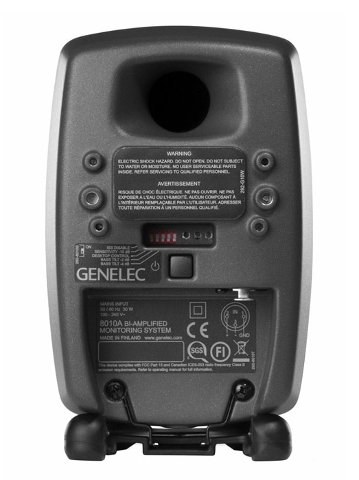 GENELEC 8010AP スタジオモニタースピーカー、1本、ダークグレー 高音質 おすすめ 定番 DTM 送料無料 | サウンドハウス