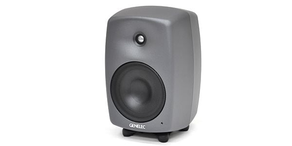 GENELEC 8040A スタジオモニタースピーカー、1本、ダークグレー