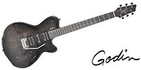 GODIN GUITAR xtSA Trans Black Flame