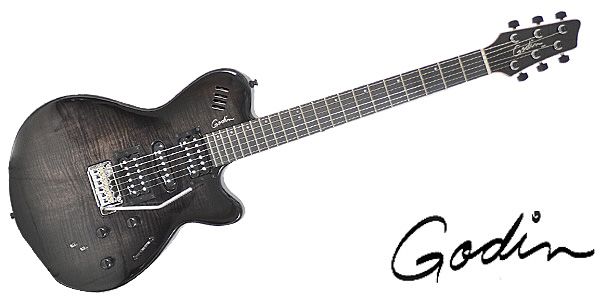 GODIN GUITAR/xtSA Trans Black Flame　アウトレット品