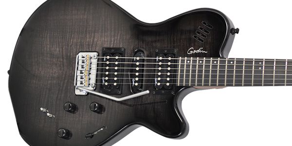 GODIN GUITAR ( ゴダンギター )  / xtSA Trans Black Flame画像2