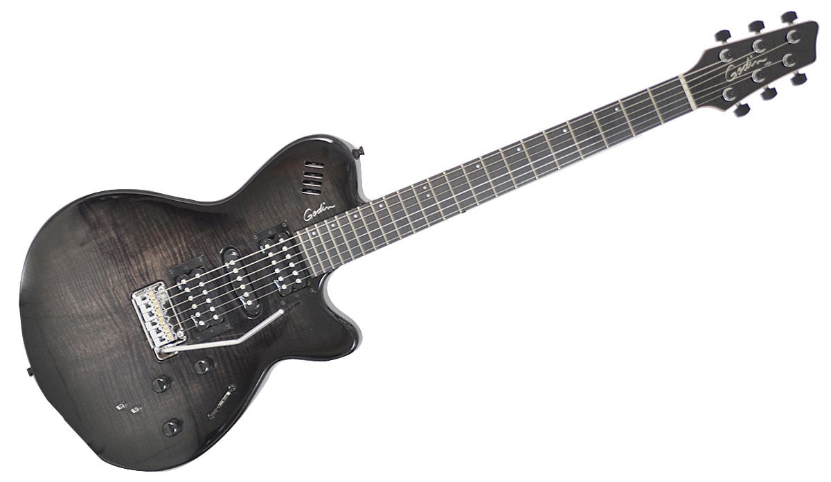 GODIN GUITAR/xtSA Trans Black Flame