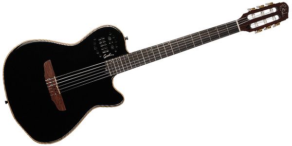 GODIN GUITAR/Multiac ACS SLIM Nylon Black アウトレット品