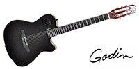 GODIN GUITAR ACS SLIM Nylon Black HG