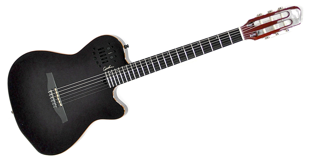 GODIN GUITAR/ACS SLIM Nylon Black HG