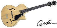 GODIN GUITAR / 5th Avenue Jazz Natural Flame