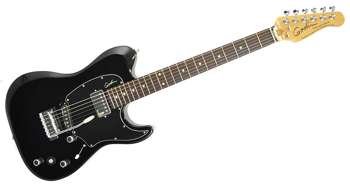 GODIN GUITAR/Session Custom TriplePlay Black HG RN