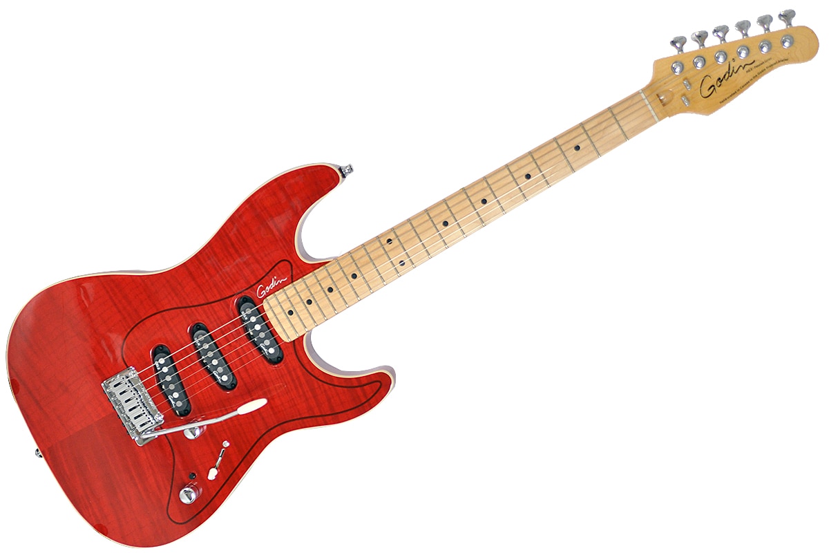 GODIN GUITAR/Passion RG-3 Trans Red Flame MN