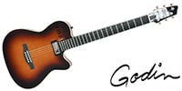 GODIN GUITAR A6 ULTRA Baritone Burnt Umber SG