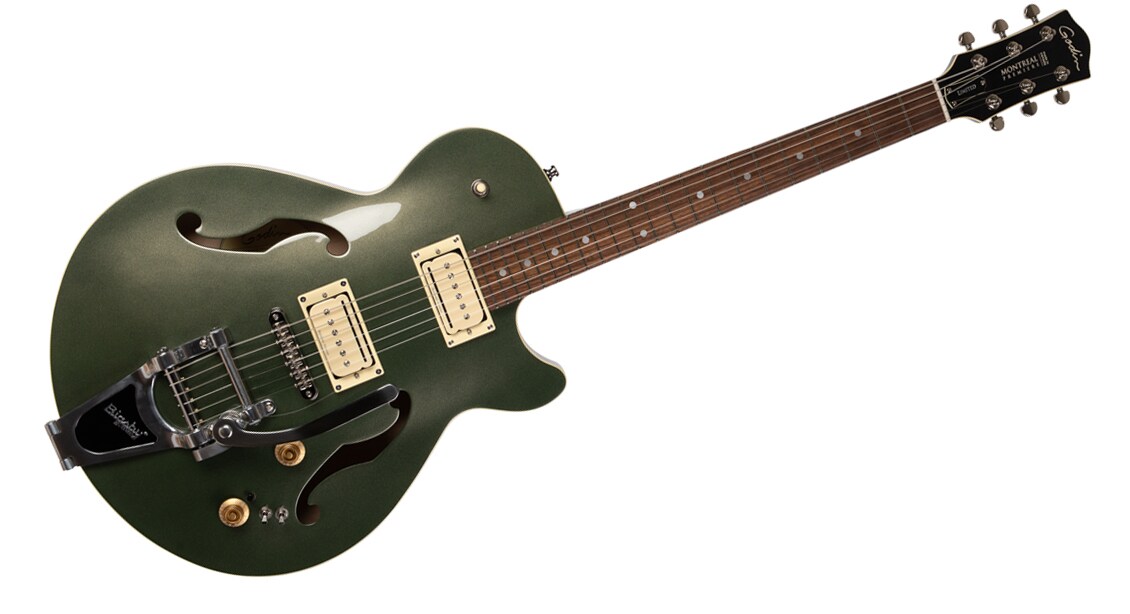 GODIN GUITAR/Montreal Premiere LTD Desert Green w/Bigsby