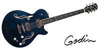 GODIN GUITAR Montreal Premiere A/E Indigo Blue