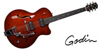 GODIN GUITAR 5th Ave Uptown T-Armond Havana Burst