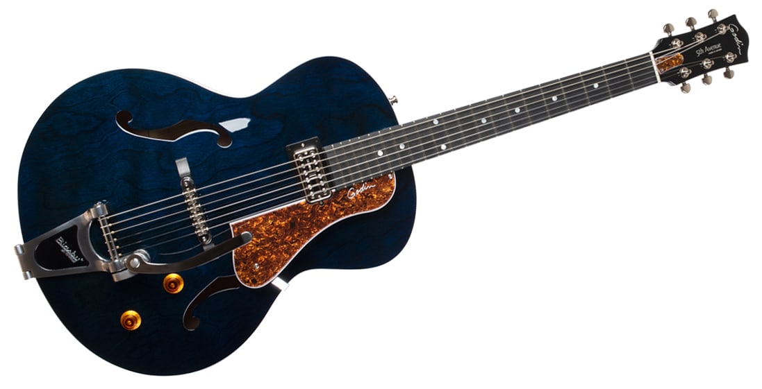 GODIN GUITAR/5th Ave Night Club Indigo Blue