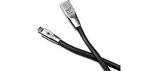 Gruv Gear Oktane Charging Cable - Micro USB to USB-A 6-inch Black