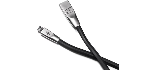 Gruv Gear/Oktane Charging Cable - Micro USB to USB-A 6-ft Black