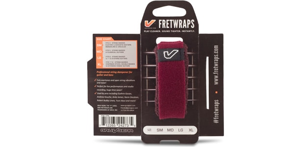 Gruv Gear / FretWraps String Muters Large Wine (Burgundy)画像5