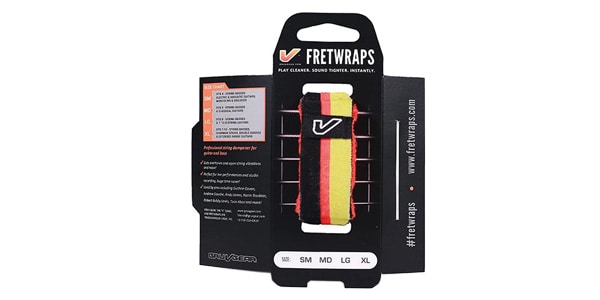 Gruv Gear / FretWraps World Flags Black/ Red/Yellow Large
