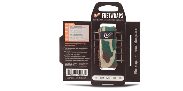 Gruv Gear / FretWraps String Muters Small Camo Green/Brown画像5
