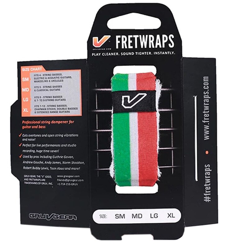 Gruv Gear/FretWraps World Flags Green/White/Red Medium