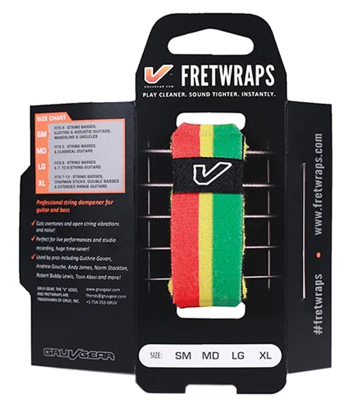 Gruv Gear/FretWraps World Flags Red/Yellow/Green Large