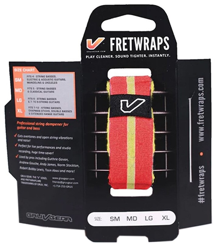 Gruv Gear/FretWraps World Flags  Red/Yellow Medium