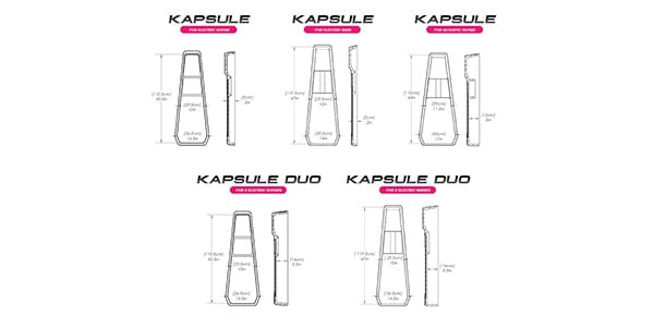 Gruv Gear / Kapsule Duo Electric Guitar Bags [KAPSULE-2EG-BLK]画像7