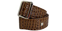 GET'M GET'M STRAPS / Aussie Gator Mocha Brown
