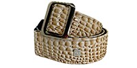 GET'M GET'M STRAPS / Aussie Gator Western Cream