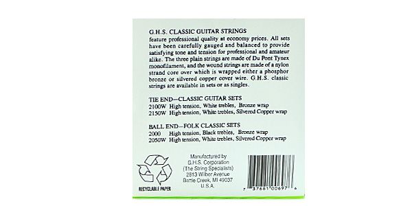 GHS ( ジーエイチエス )  / 2000 BALL END REGULAR CLASSICS- Hard, Black Tynex Trebles 画像2