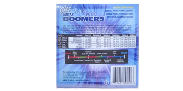 GHS / CR-GBXL SUB-ZERO BOOMERS - Extra Light画像2